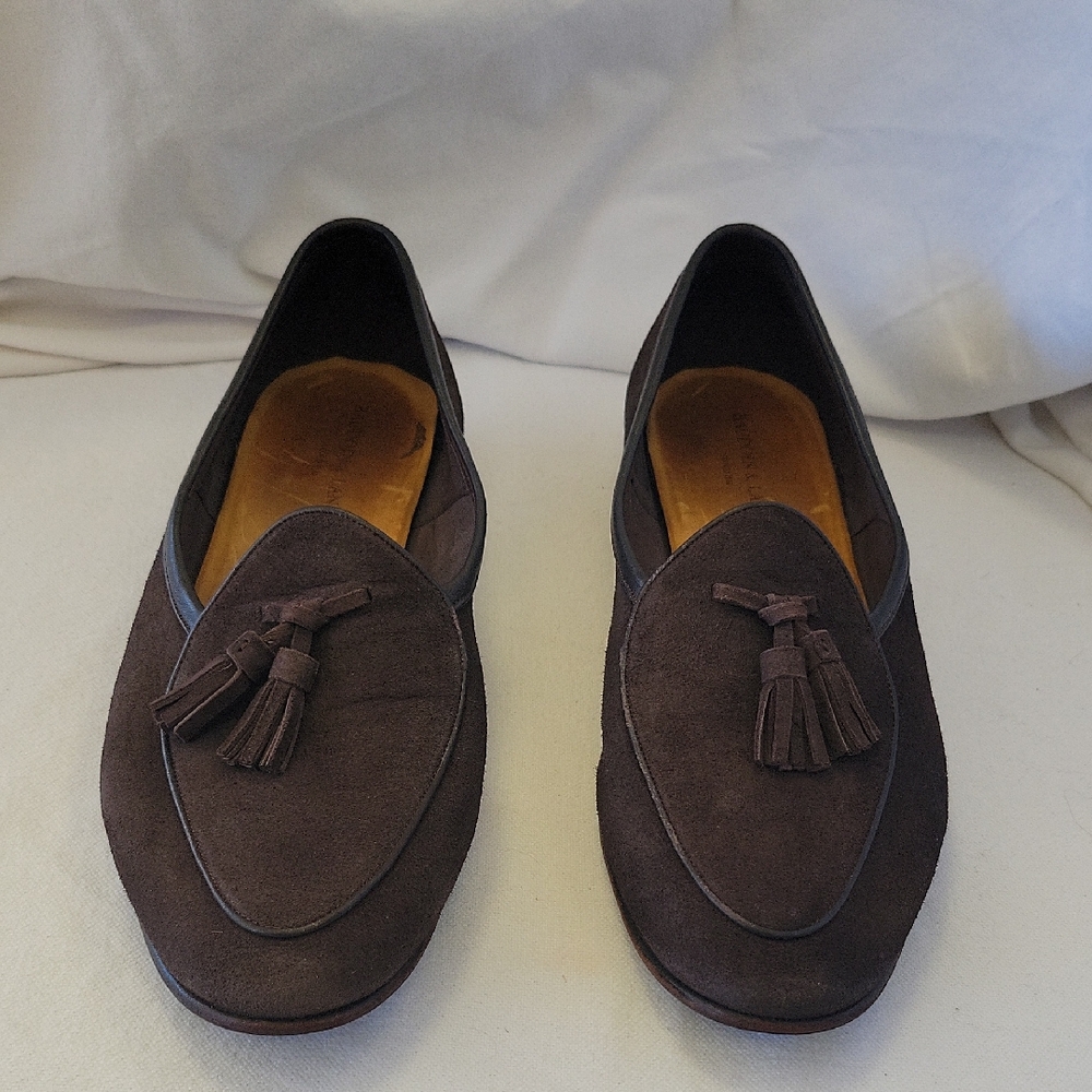 Classic Brown Tassel Loafers for Men